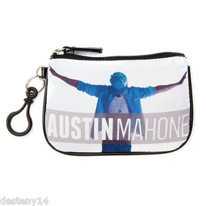 Austin Mahone Girls Coin Purse Austin Photo Front Signature On The Back One Size - Picture 1 of 10