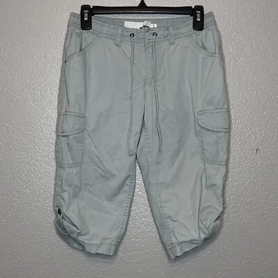 Pantalones cortos cargo Sonoma para mujer talla 2p (pequeño) azul claro con 6 bolsillos Foto 1 de 4