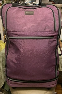 BIAGGI Zipsak Boost Expandable Underseat to Carry-On Luggage Purple 4 Wheels - Picture 1 of 11
