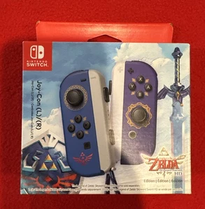 Official Nintendo Switch Joy Cons L/R Legend of Zelda Skyward Sword Edition Mint - Picture 1 of 5