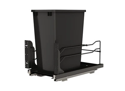 Bote de basura de cocina extraíble Rev-A-Shelf 35 qt. con cierre suave, 53WC-1535SCDM-118 Foto 1 de 4