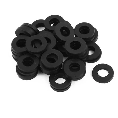 10 x19x3mm O-ring guarnizione tubo gomma piana rondella passacavo rubinetto 50x - Immagine 1 di 2