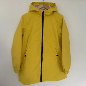 YELLOW FLORAL WATERPROOF RAINCOAT GIRLS AGE 13/14 - Picture 1 of 8