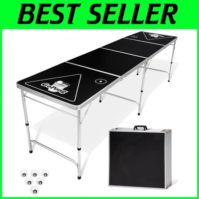 Mesa de pong de cerveza plegable de 8 pies - Ligera Foto 1 de 4