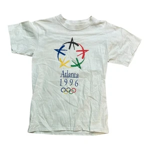 Vintage 1996 Atlanta Olympics USA Oneita T-shirt Size Medium Early Old - Picture 1 of 6