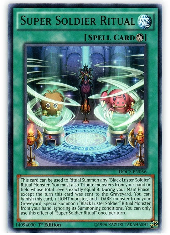 1 x Super Soldier Ritual - DOCS-EN056 - Rare - 1st Edition Near Mint, English - Image 1 of 1