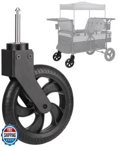 Ruota anteriore di ricambio per passeggino Jeep Wrangler Deluxe 4 posti - 8" - Foto 1 di 5
