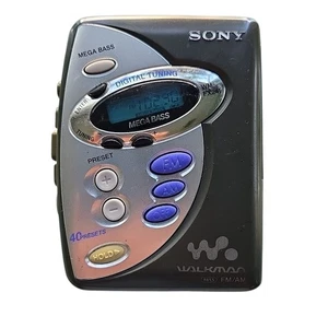 Sony Walkman WM-FX241 lettore cassette e radio AM/FM FUNZIONANTE - Foto 1 di 5