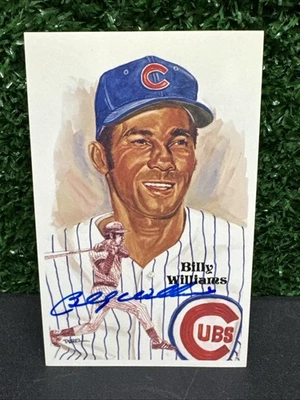 Billy Williams Hand Signed Perez Steele Hall Of Fame Postcard  Autograph - Image 1 of 2