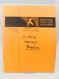 Etwas mehr als eine Illusion Vortragsnotizen von Henry Evans Zaubertrick Buch - Bild 1 von 2