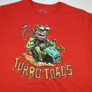 NEW LOOTWEAR BATTLETOADS TURBO TOADS VIDEO GAME ANIME TEE T SHIRT Sz Mens XL - Picture 1 of 3