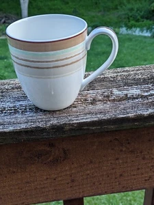 Noritake Cup Oversized Ambiance Green/Browns 4" X 5.5" W/ Handle) - Picture 1 of 4