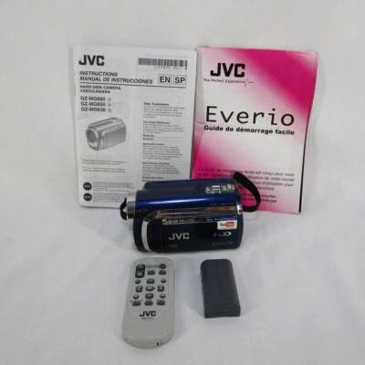 JVC Everio GZ-MG360 (60 GB) Hard Drive Camcorder Video Camera No Charger - Image 1 of 4