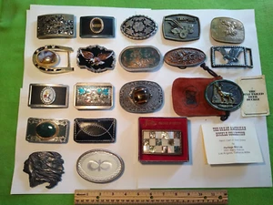 Collection of Vintage Belt Buckles - Picture 1 of 10