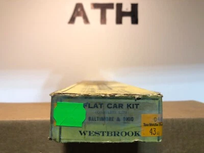 O Scale Westbrook  Baltimore & Ohio 46' Flat Car Kit  2or 3 Rail - Image 1 of 2