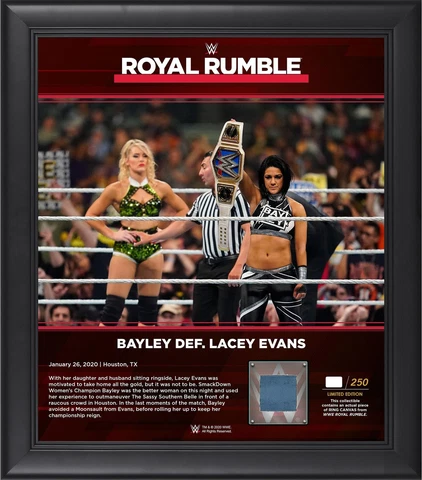Bayley World Wrestling Entertainment Framed 15" x 17" 2020 Royal Cover