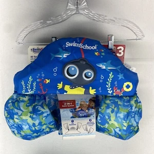 Swim School System 3D Tot Swimmer Aid 2 in 1 Level 3 Detachable Arm 4 - 6 Years - Picture 1 of 8