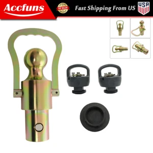 For Ram Trucks NEW Capacity Gooseneck Ball & Safety Chain Kit 30000 lbs GNXA2062 - Picture 1 of 13