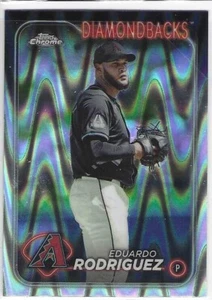 2024 Topps Chrome - RayWave Refractor #235 Eduardo Rodriguez - Picture 1 of 2