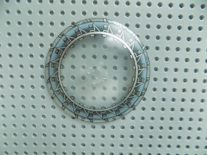 Lego Piatto 10 x 10 Radar Invertito Lame Dentellate Modello Set 7255 - Foto 1 di 2
