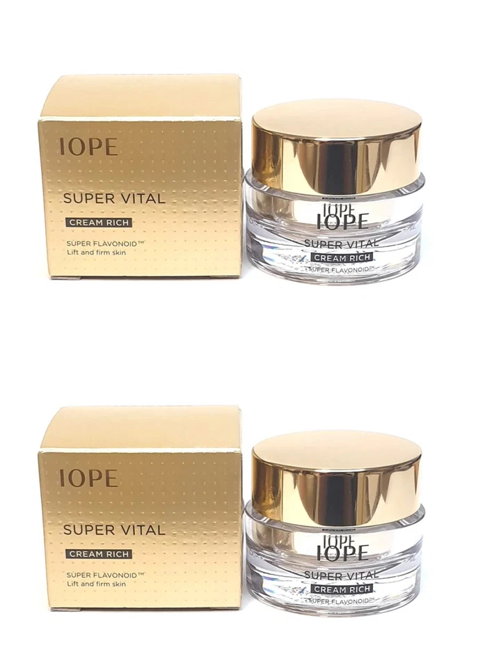 (14mL x 2pcs) IOPE Super Vital Cream Rich 28mL Antioxidation Anti-aging - Image 1 of 4