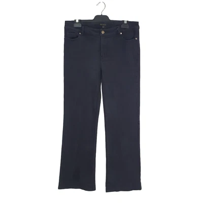 Carla Zampatti Size 10 Black Faded Wash Vintage Mid Rise Wide Leg Jeans - image 1 of 4