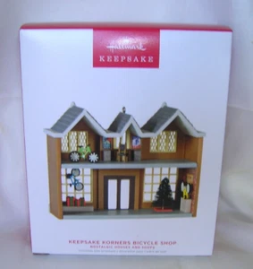 2022 Hallmark Ornament-Keepsake Korners Bicycle Shop-Nostalgic Shops-39th-NIB - Picture 1 of 2