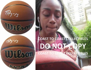 Tiffany Hayes UConn Huskies Dream signed autographed NCAA basketball COA proof - Picture 1 of 3