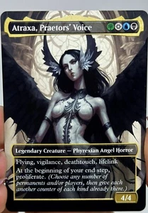 Tarjeta proxy de voz Atraxa, Praetors con arte diseñado a medida - Imagen 1 de 2