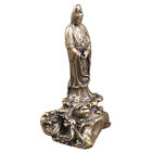 Mosiężny posąg Buddy Quan Yin Fengshui Bogactwo Dobrobyt