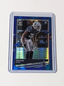 Panini Donruss Optic 2020 Trevon Diggs Cowboys Rookie RC Blue Hyper Prizm NFL - Picture 1 of 2