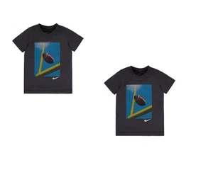 NWT ☀NIKE☀ Sz 4 4T t-shirt GRID IRON FOOTBALL   New Boys - Picture 1 of 1