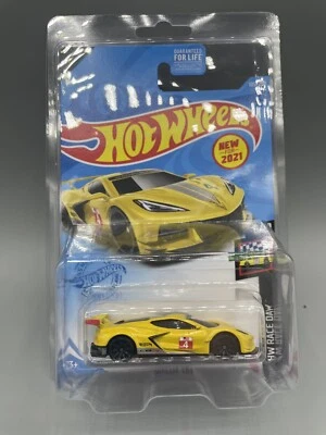 Hot Wheels E Case - #105 Corvette C8.R - New Model U.S. Card! In protector ⚡️ - Image 1 of 4