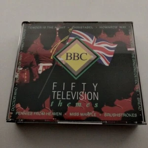 BBC Fifty Television Themes CD Compilation Album Fat Box Case Two Disc Set - Bild 1 von 11