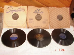 3 - 78 Records Signature 15074 Douglas Majestic 7169 McKinley Scoop 1001 Stone - Picture 1 of 7