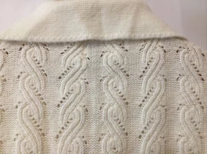 Vintage Boepple M Long Knit Cardigan Sweater 1960’s Orlon Acrylic - Picture 1 of 10