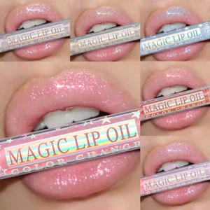Lip Oil Magic Glow Hydrating Lip Care Gloss Waterproof Long Lasting Nourishing - Picture 1 of 23