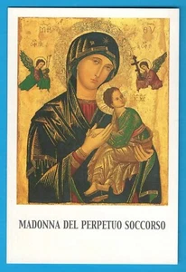 Madonna del Perpetuo Soccorso Preghiera santino holy card image pieuse MA737 - Picture 1 of 2