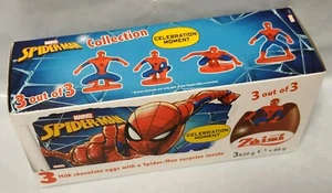 Zaini Spiderman Chocolate Surprise 3 Eggs With Toy TRIPACK 3PCS 60G - Picture 1 of 2