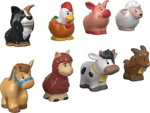 Fisher-Price Little People Toddler Toys Farm Animal Friends 8-Piece Figure Set f - Picture 1 of 5