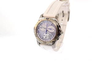 Mujer 241352 Victorinox Swiss Army Alianza Goma Blanca Mop Chrono Esfera Reloj - Imagen 1 de 11