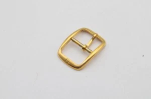 Omega Bracelet en Cuir Fermeture Boucle Ardillon Boucle 14MM Acier Plaqué 4 - Photo 1/1