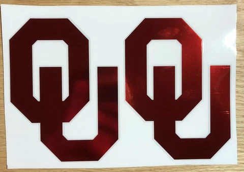 Oklahoma Football Helmet Decals - Unity Alternate Side Decals Cover