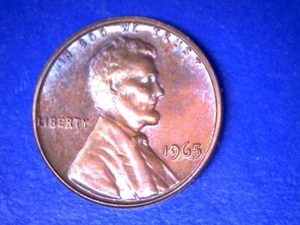 1965 SMS LINCOLN MEMORIAL CENT PENNY WITH TONING *FREE SHIPPING* IN STOCK - Picture 1 of 8