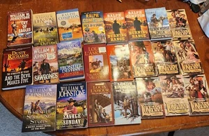 Cowboy Western Softback Book Lot William Johnstone Louis L'Amour  Ralph Compton - Bild 1 von 8