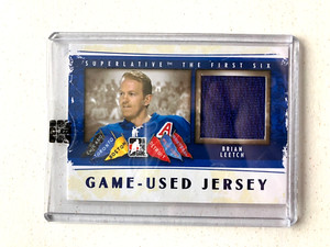 Brian Leetch 2013-14 ITG Superlative The First Six Jerseys NY Rangers HOF /20
