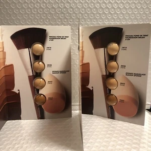 Make Up For Ever HD Skin Foundation, 4shades, 2 Sample Card - Picture 1 of 2