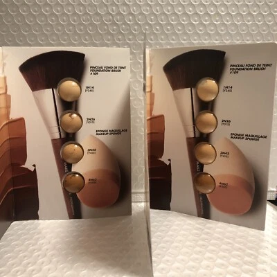 Make Up For Ever HD Skin Foundation, 4shades, 2 Sample Card - Image 1 of 2