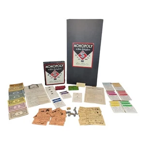 Gioco da tavolo vintage Monopoly 1935 1946 pezzi rari da tavolo e da gioco Parker Brothers - Foto 1 di 24