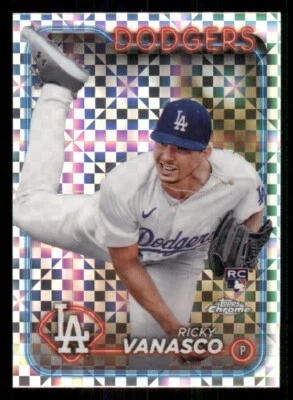 2024 Topps Chrome Update X-Fractors #USC60 Ricky Vanasco - Image 1 of 2